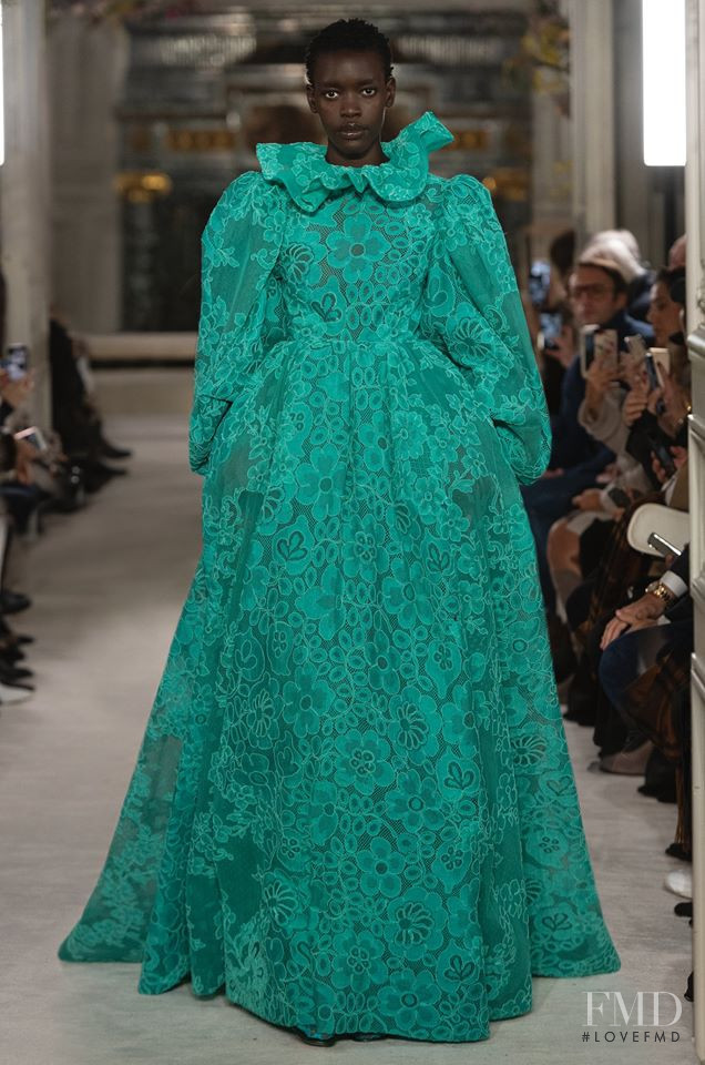 Ayak Veronica Bior featured in  the Valentino Couture fashion show for Spring/Summer 2019