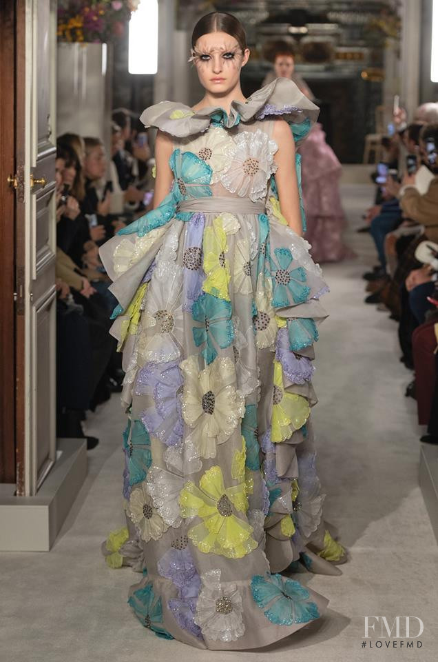 Felice Noordhoff featured in  the Valentino Couture fashion show for Spring/Summer 2019