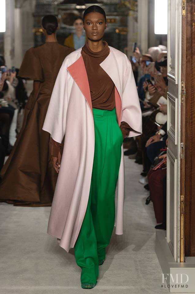 Naki Depass featured in  the Valentino Couture fashion show for Spring/Summer 2019