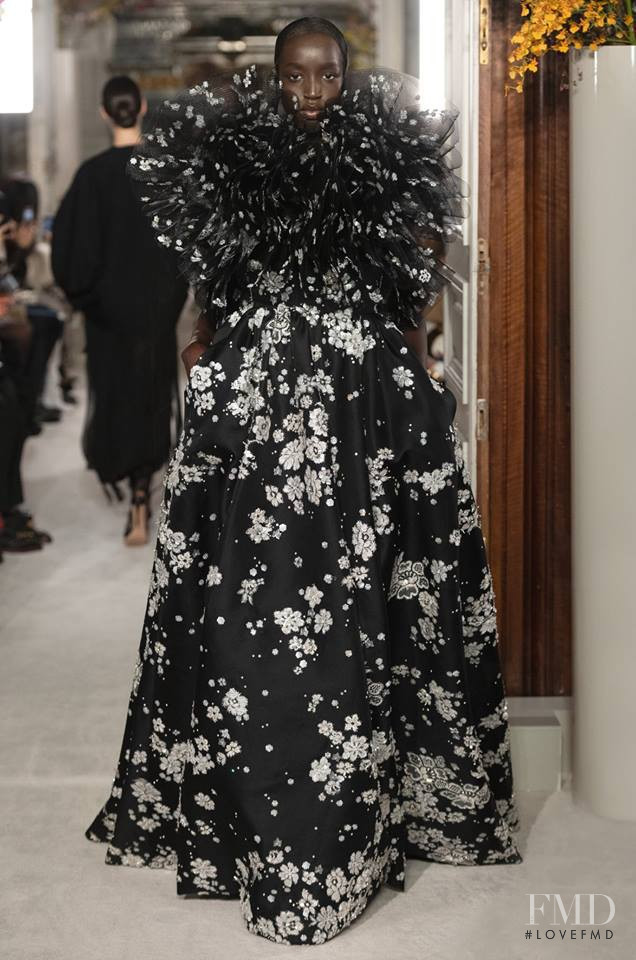 Niko Riam featured in  the Valentino Couture fashion show for Spring/Summer 2019