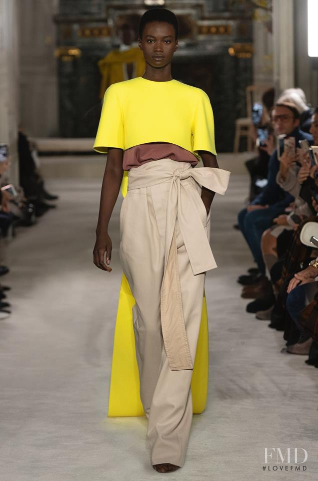 Fatou Jobe featured in  the Valentino Couture fashion show for Spring/Summer 2019