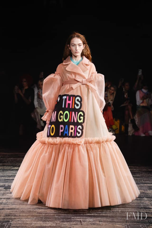 Kasia Jujeczka featured in  the Viktor & Rolf fashion show for Spring/Summer 2019