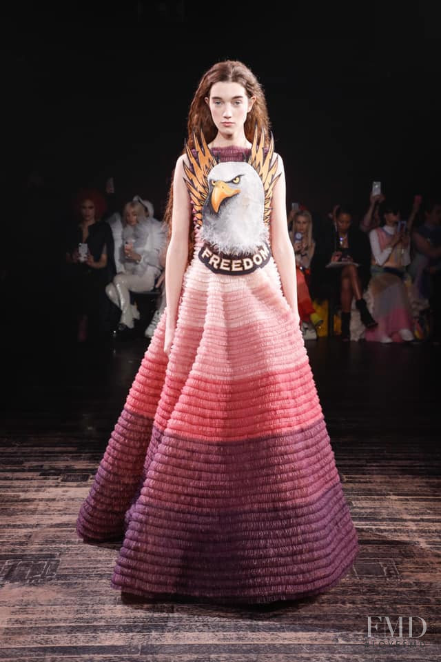 Natalia Trnkova featured in  the Viktor & Rolf fashion show for Spring/Summer 2019
