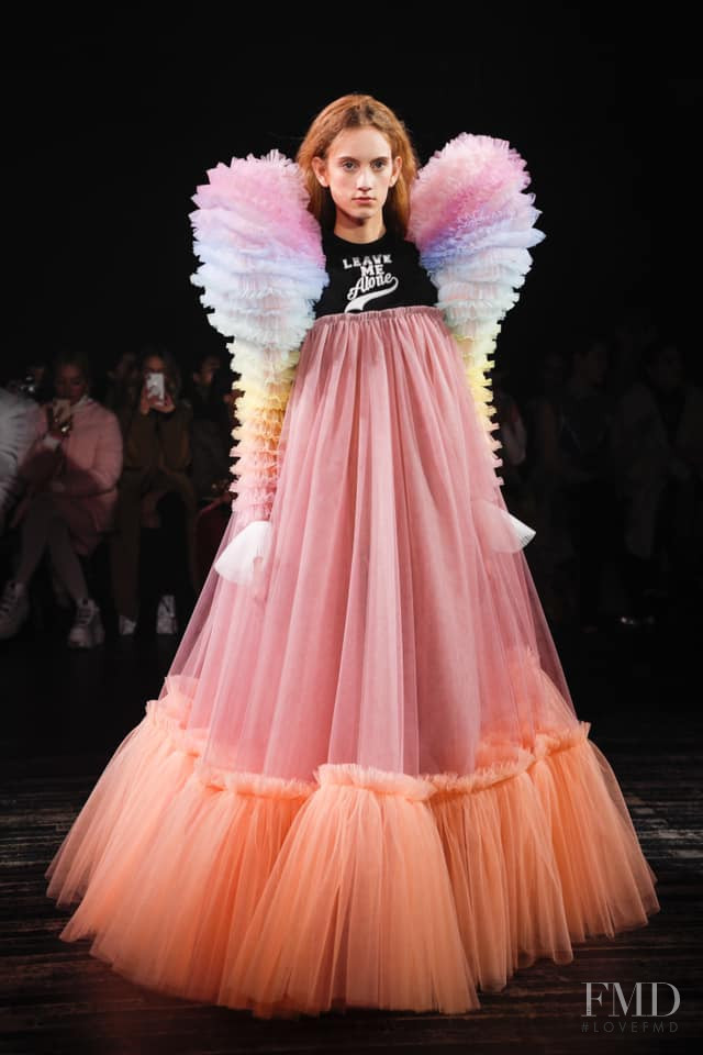 Sarah Berger featured in  the Viktor & Rolf fashion show for Spring/Summer 2019