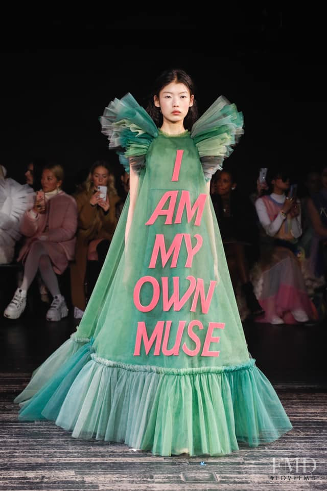 Tang He featured in  the Viktor & Rolf fashion show for Spring/Summer 2019