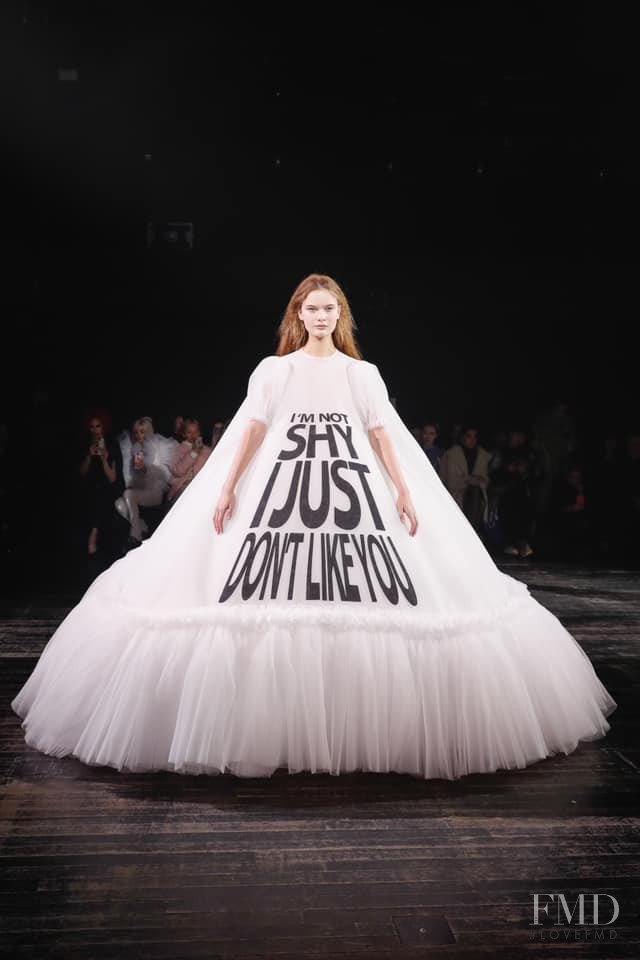Cecilia Sundström featured in  the Viktor & Rolf fashion show for Spring/Summer 2019