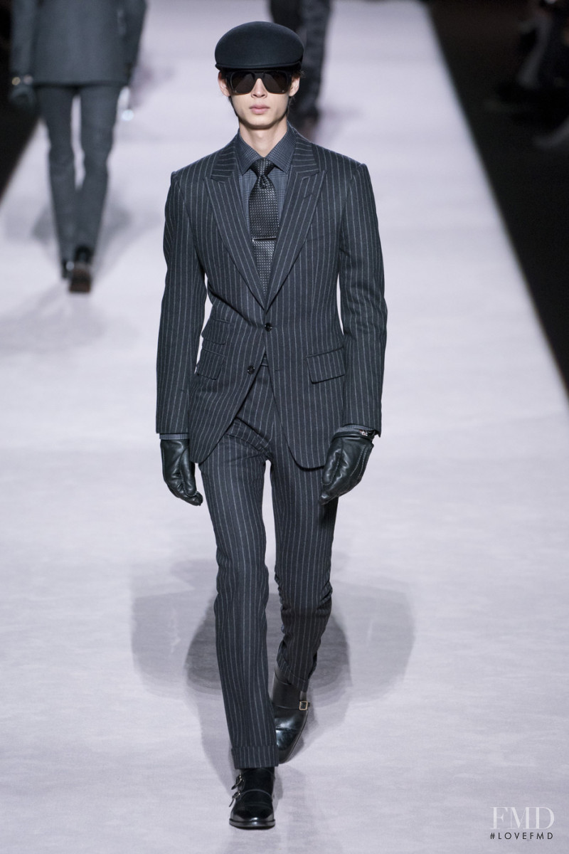 Yang Hao featured in  the Tom Ford fashion show for Autumn/Winter 2019