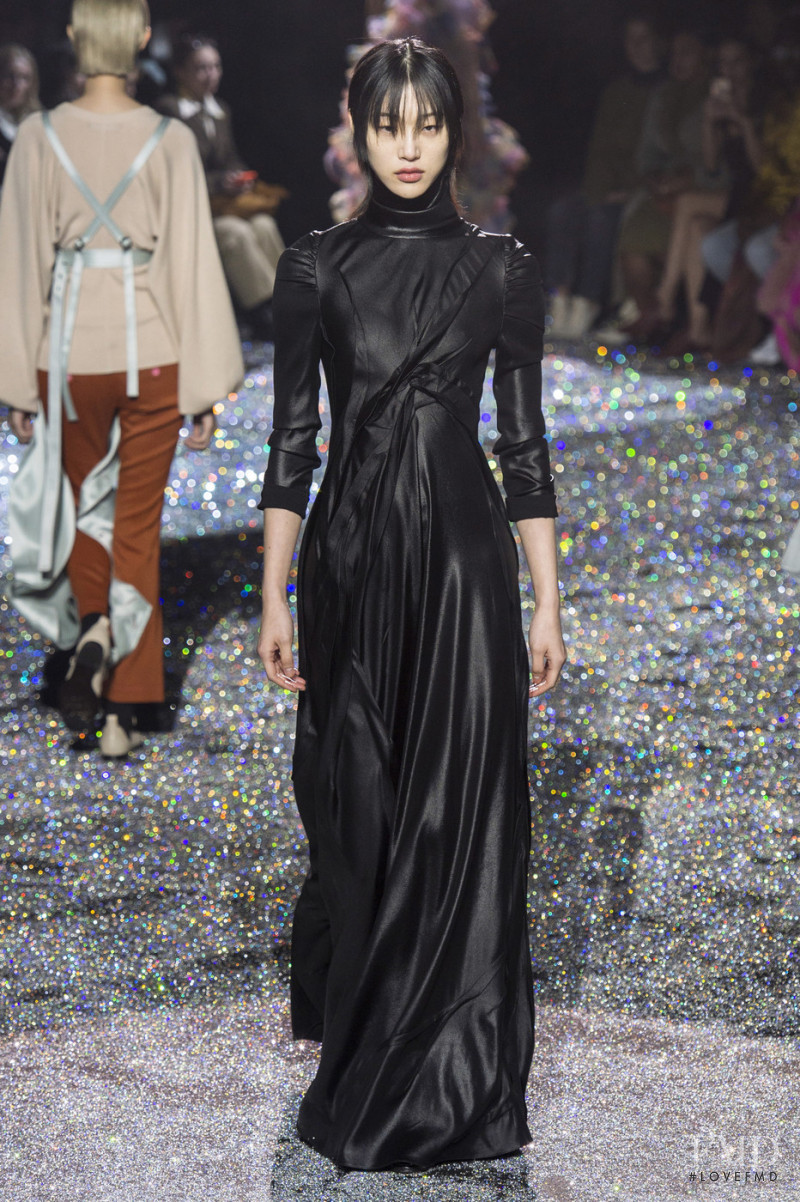 So Ra Choi featured in  the Sies Marjan fashion show for Autumn/Winter 2019