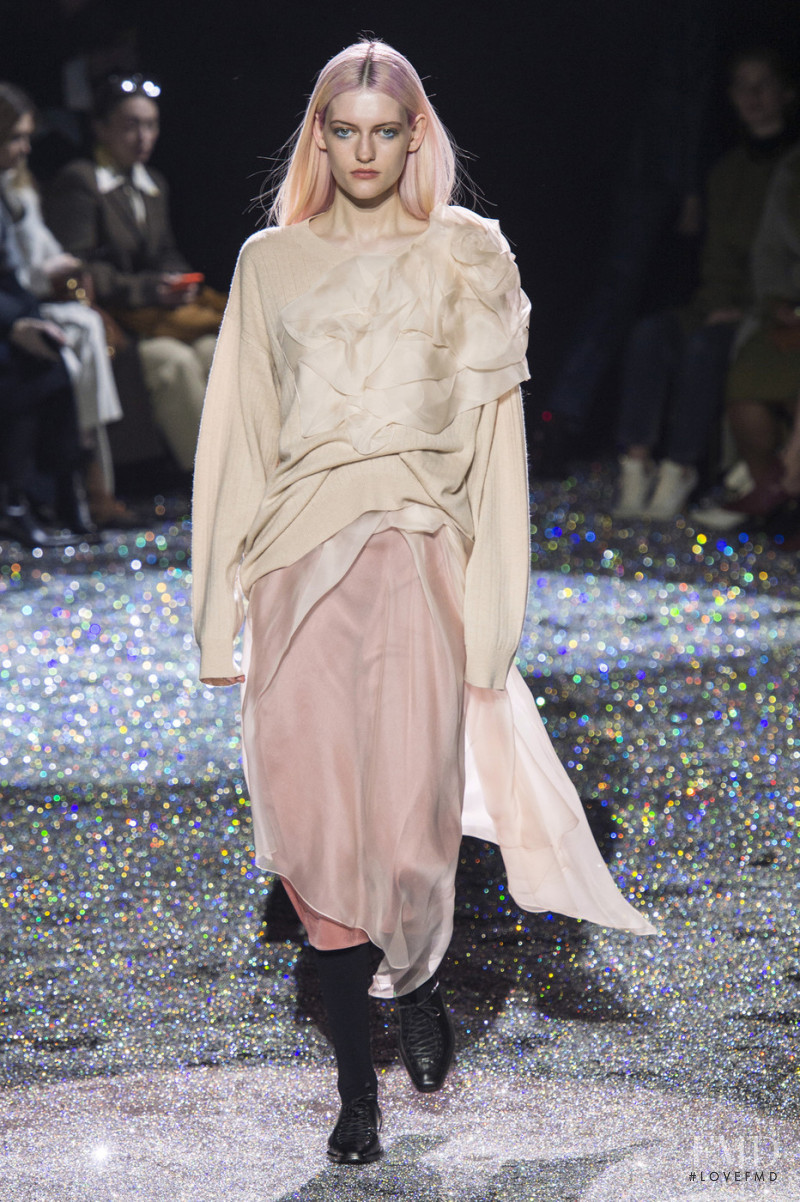 Reese Roberts featured in  the Sies Marjan fashion show for Autumn/Winter 2019