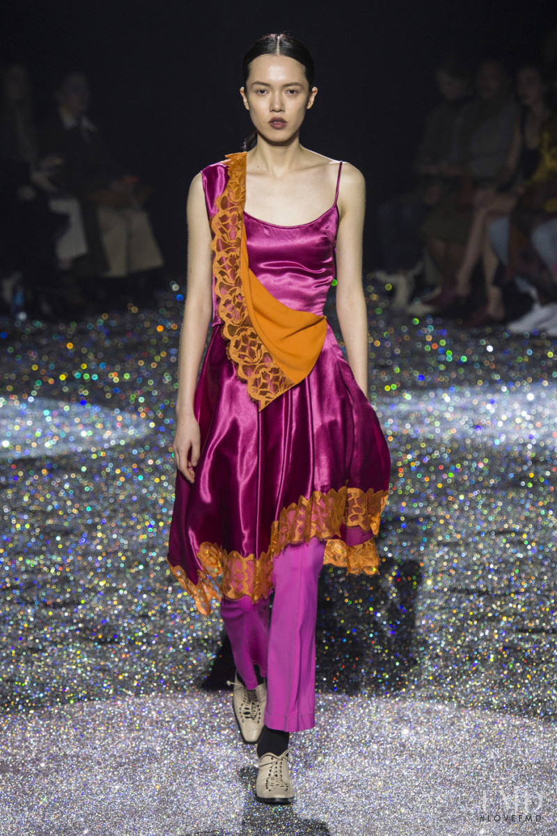 Chen  Yuan Yuan featured in  the Sies Marjan fashion show for Autumn/Winter 2019