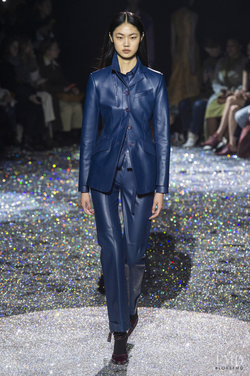 Sijia Kang featured in  the Sies Marjan fashion show for Autumn/Winter 2019