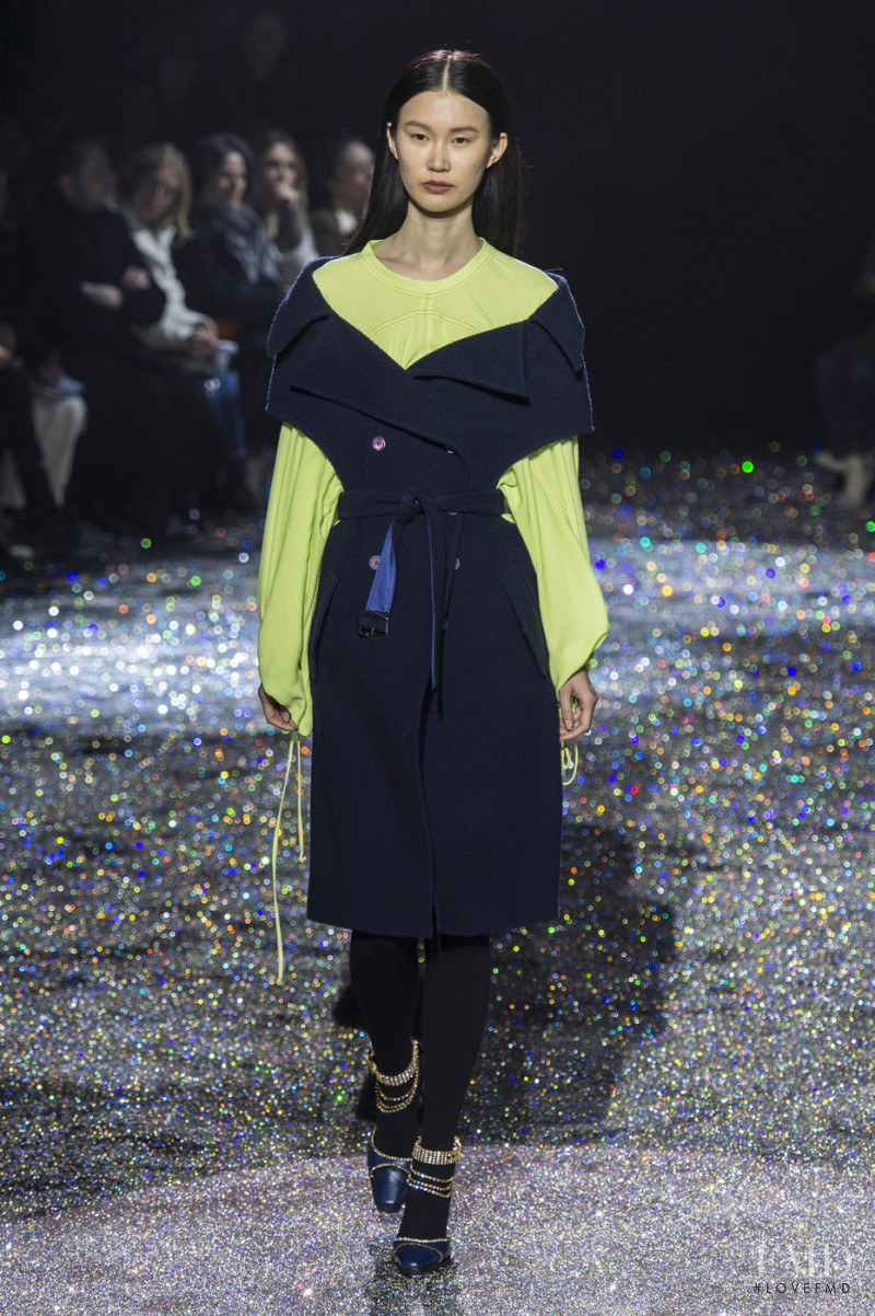 Xi Chen featured in  the Sies Marjan fashion show for Autumn/Winter 2019