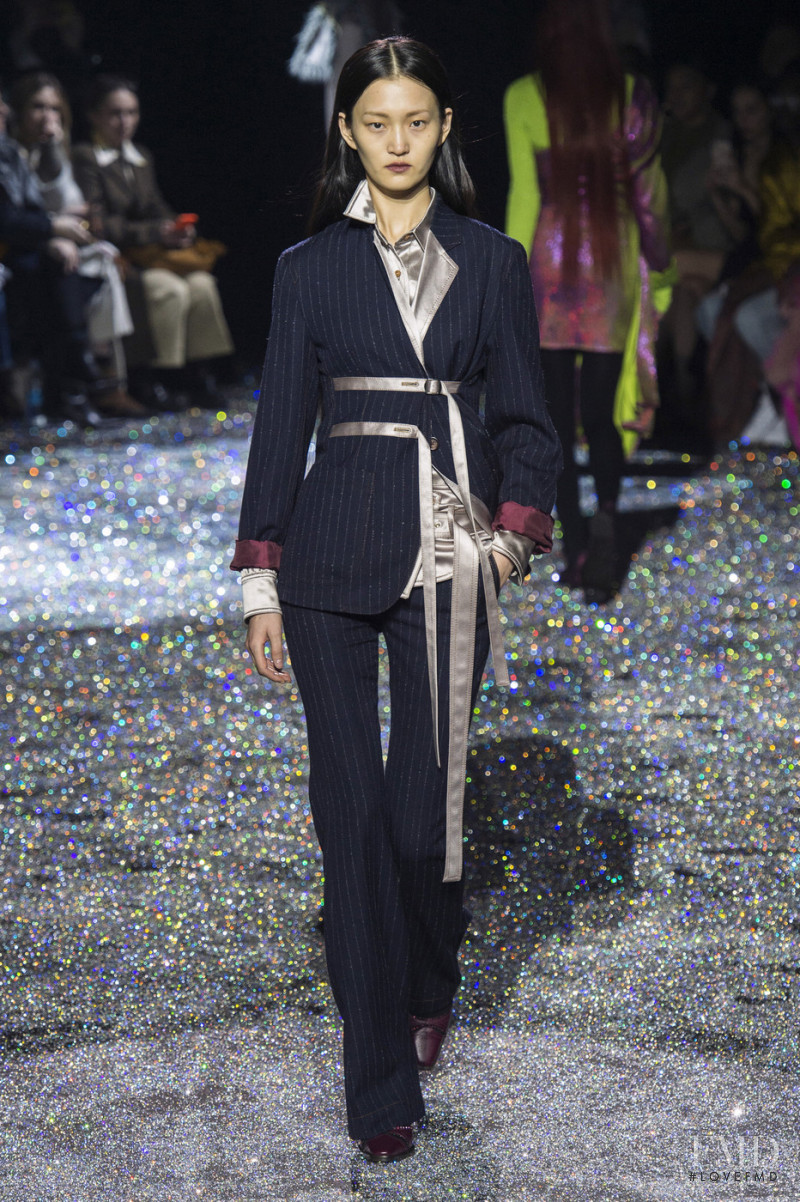 Wangy Xinyu featured in  the Sies Marjan fashion show for Autumn/Winter 2019