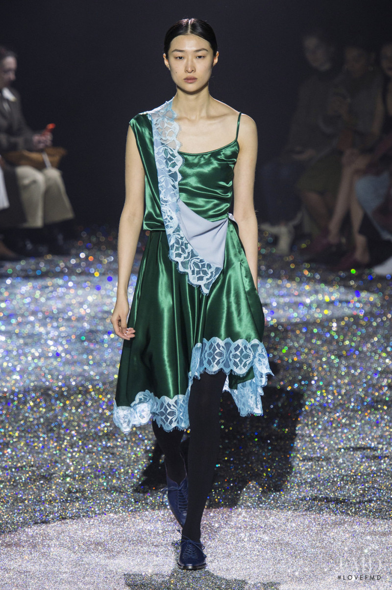 Chu Wong featured in  the Sies Marjan fashion show for Autumn/Winter 2019