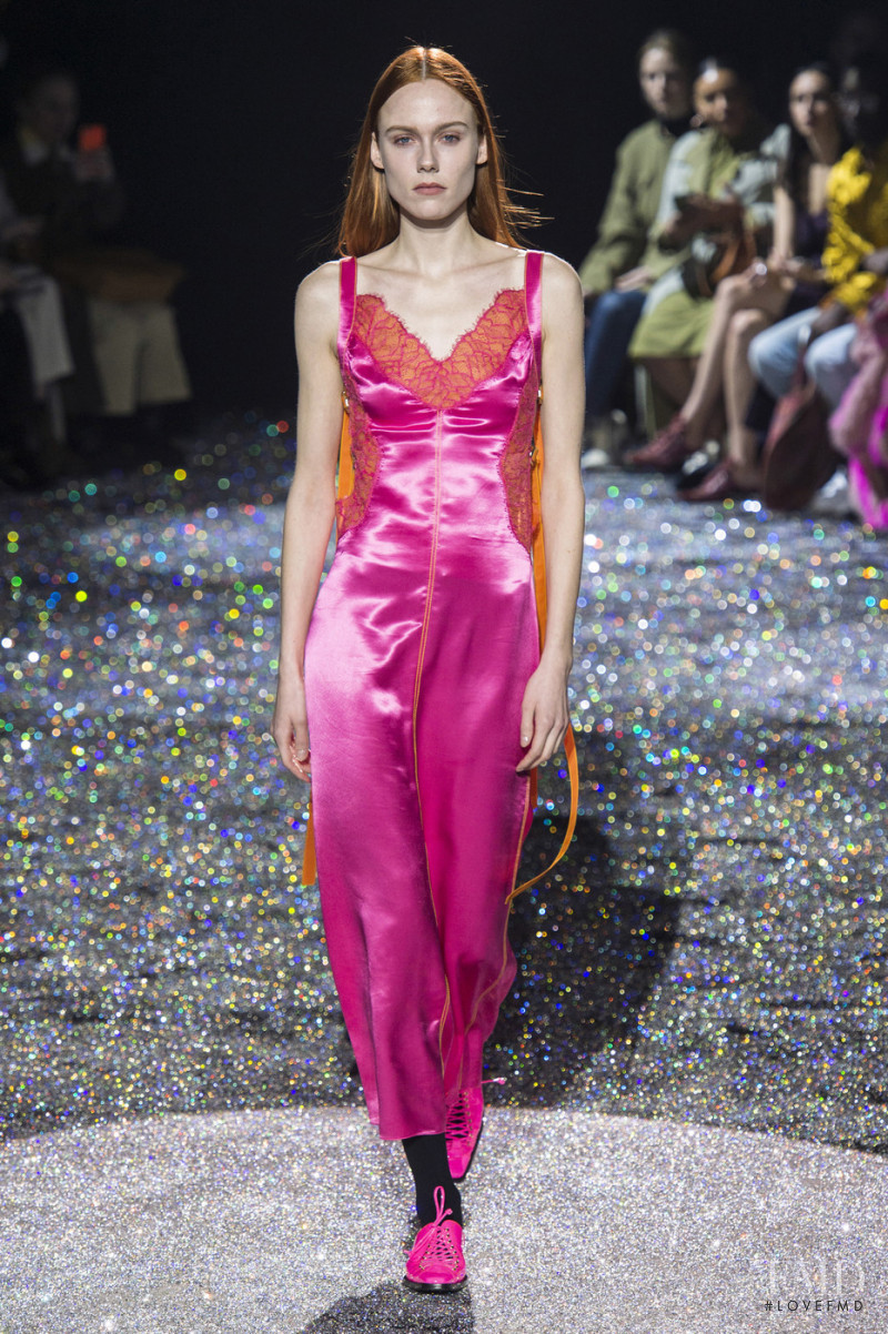 Kiki Willems featured in  the Sies Marjan fashion show for Autumn/Winter 2019