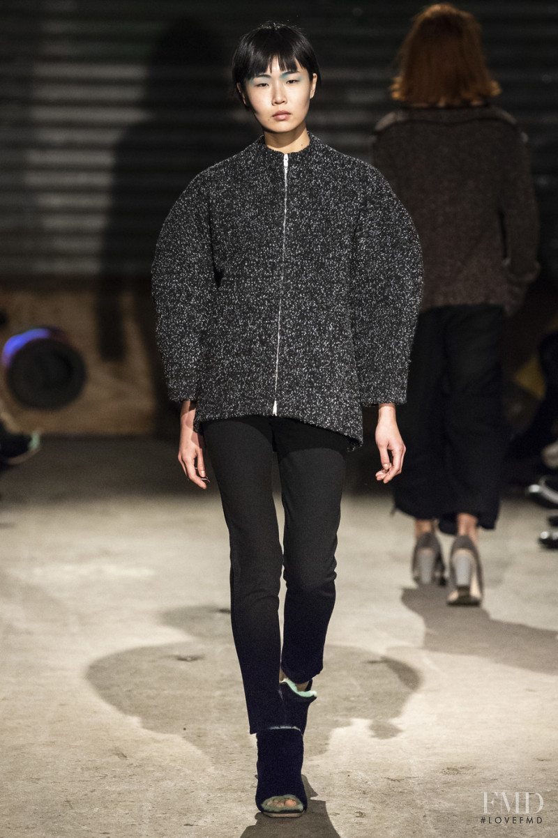 May Hong featured in  the Eckhaus Latta fashion show for Autumn/Winter 2019