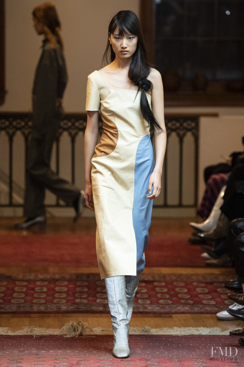Wang Han featured in  the Maryam Nassir Zadeh fashion show for Autumn/Winter 2019