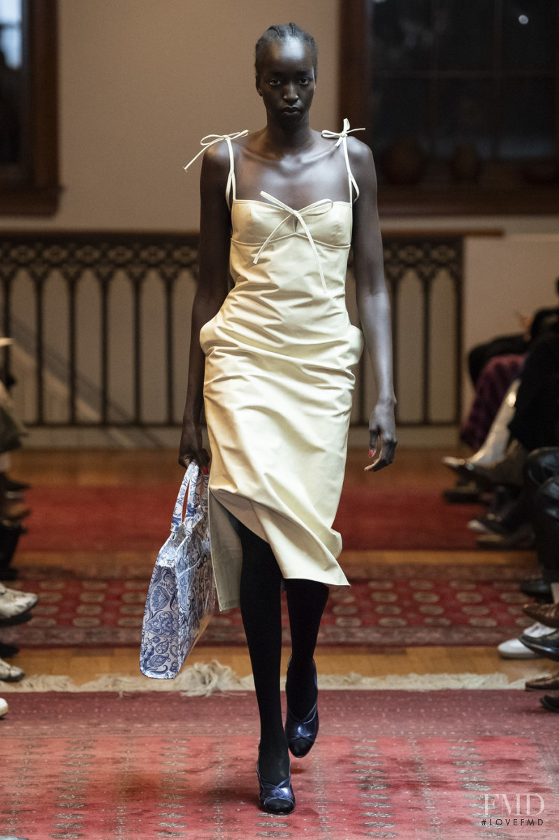 Niko Riam featured in  the Maryam Nassir Zadeh fashion show for Autumn/Winter 2019