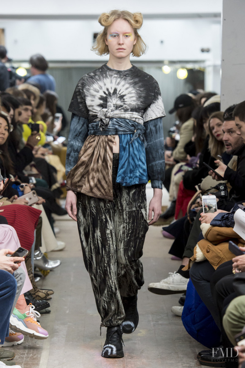 Rori Grenert featured in  the Collina Strada fashion show for Autumn/Winter 2019