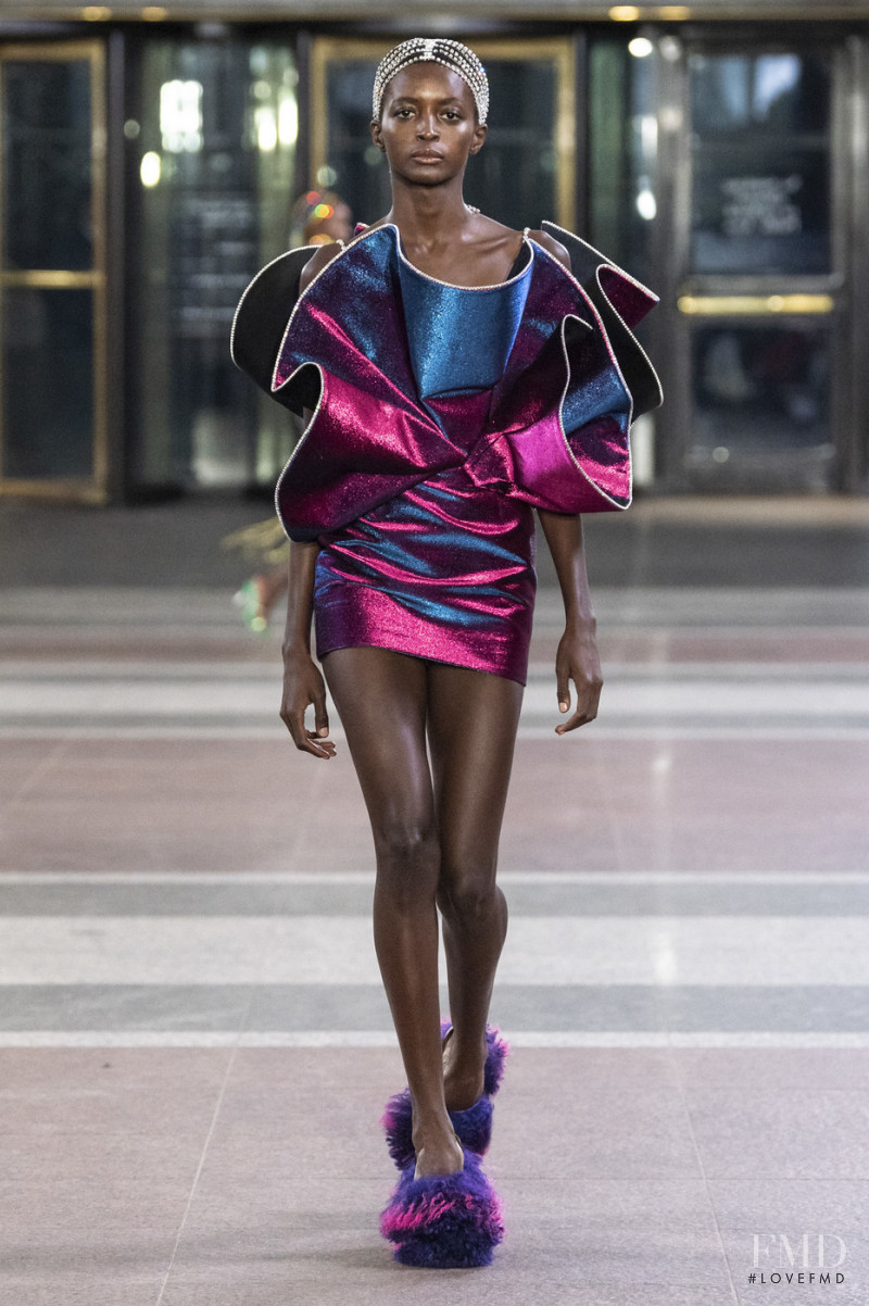 Amira Pinheiro featured in  the area fashion show for Autumn/Winter 2019