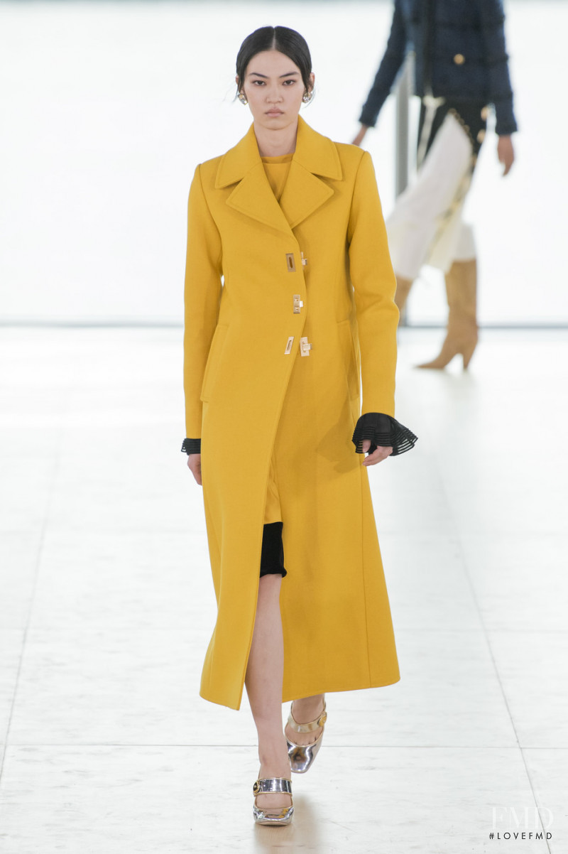 Miki Ehara featured in  the Tory Burch fashion show for Autumn/Winter 2019