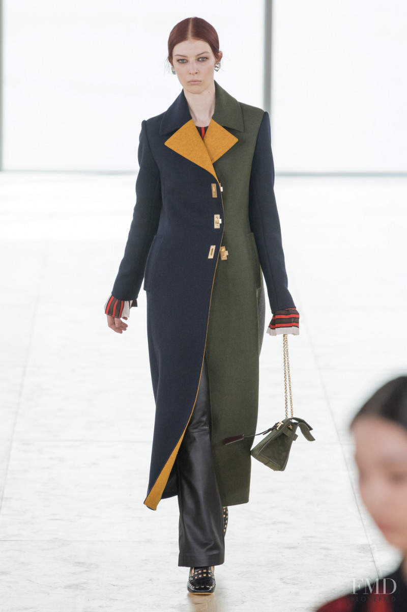 Remington Williams featured in  the Tory Burch fashion show for Autumn/Winter 2019