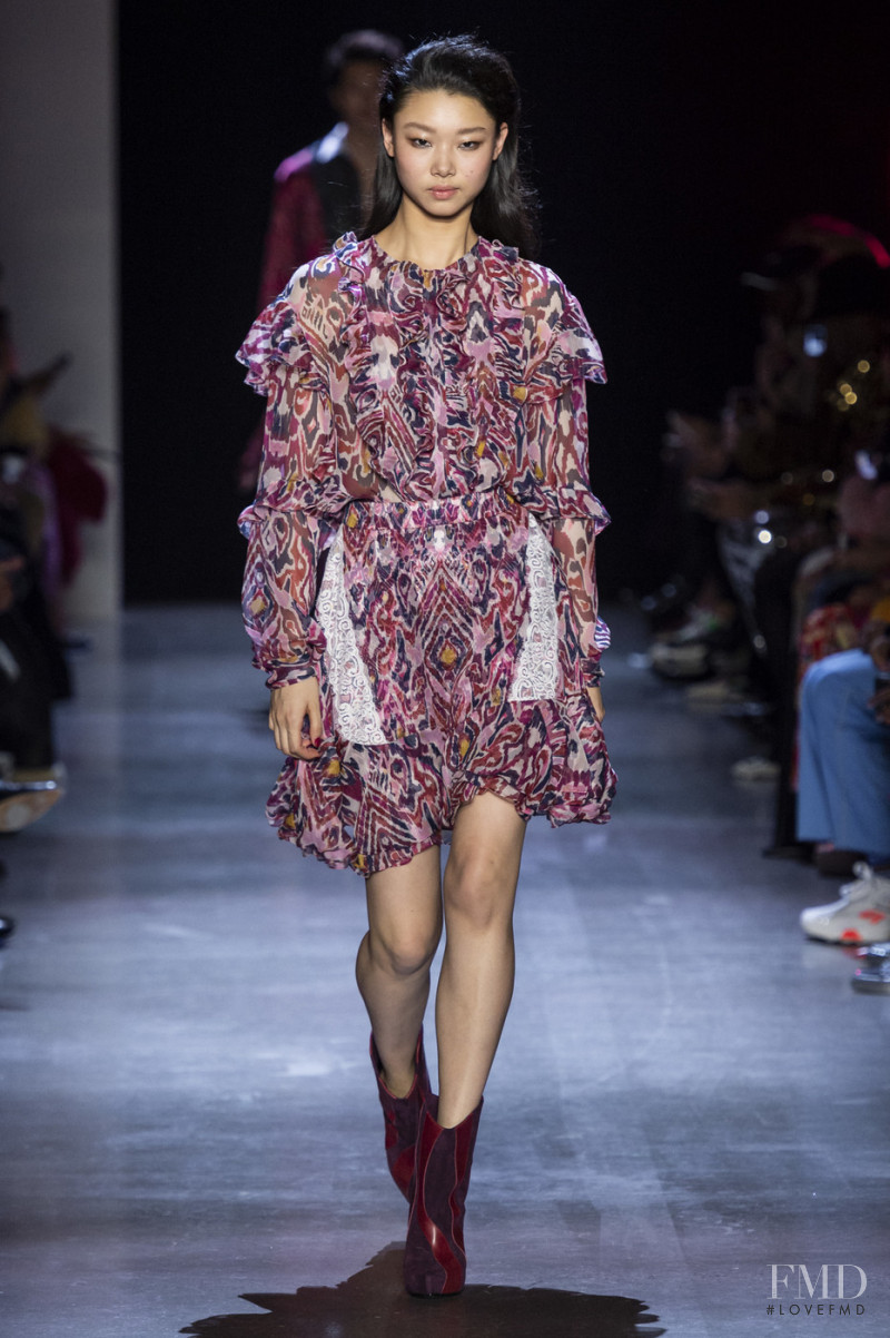 Yoon Young Bae featured in  the Prabal Gurung fashion show for Autumn/Winter 2019