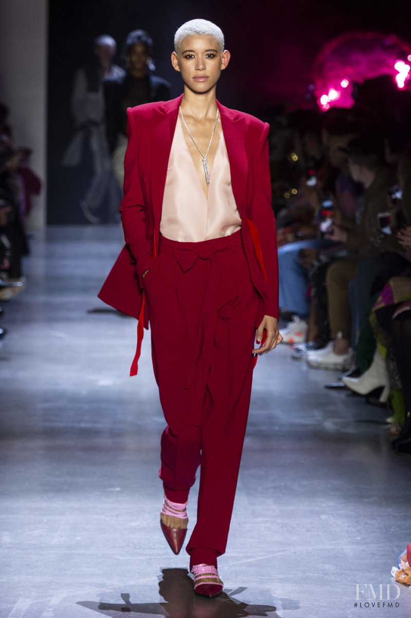 Janiece Dilone featured in  the Prabal Gurung fashion show for Autumn/Winter 2019