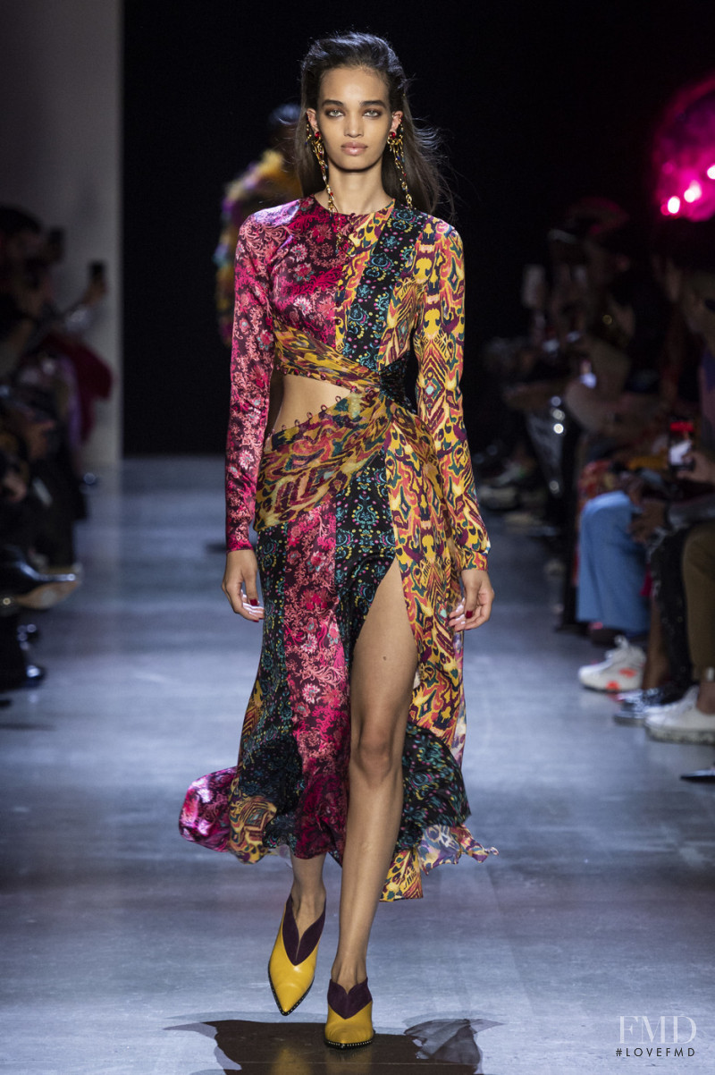 Ellen Rosa featured in  the Prabal Gurung fashion show for Autumn/Winter 2019