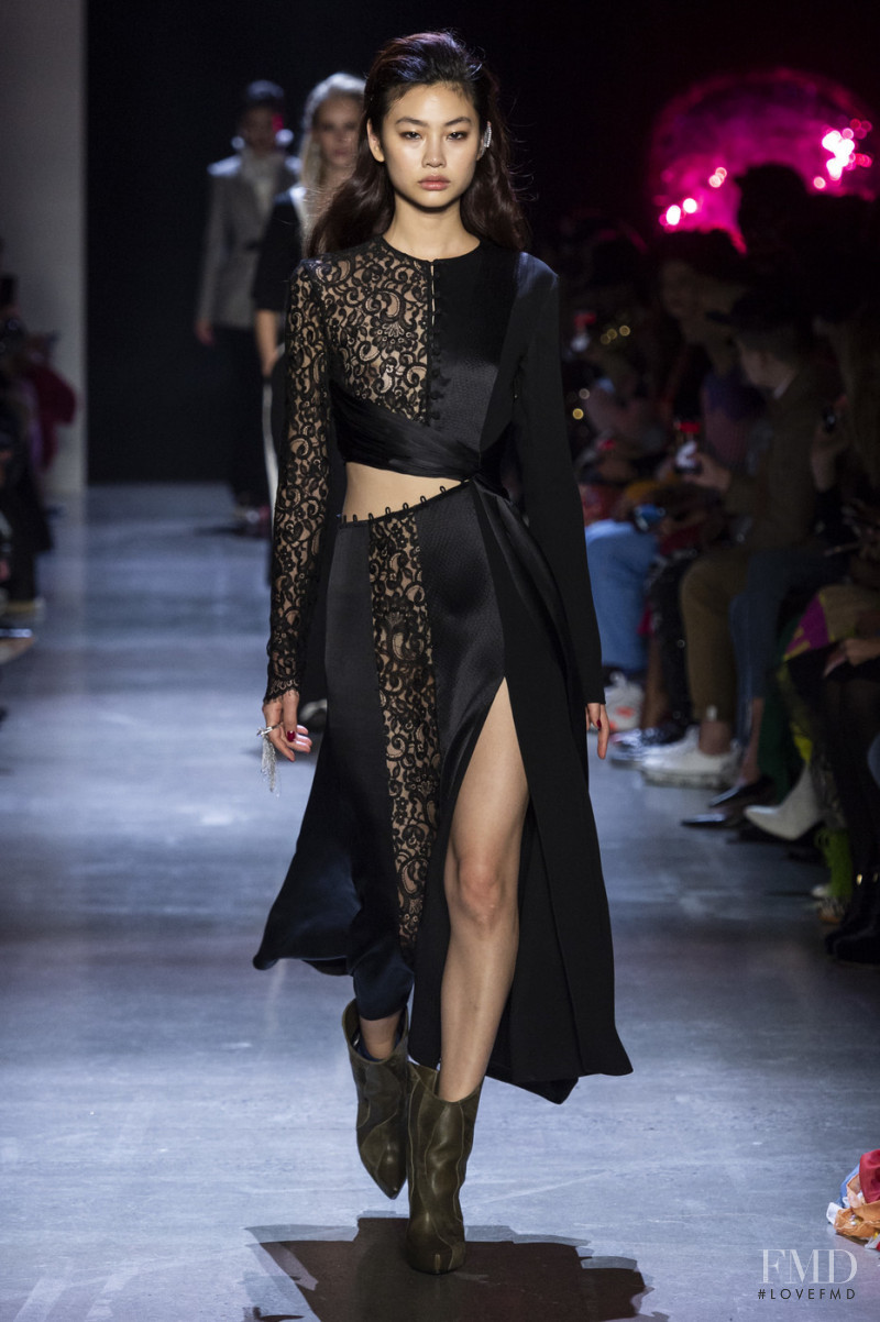 HoYeon Jung featured in  the Prabal Gurung fashion show for Autumn/Winter 2019