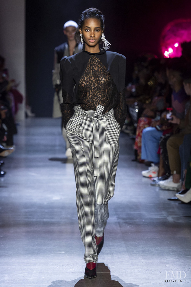 Tami Williams featured in  the Prabal Gurung fashion show for Autumn/Winter 2019