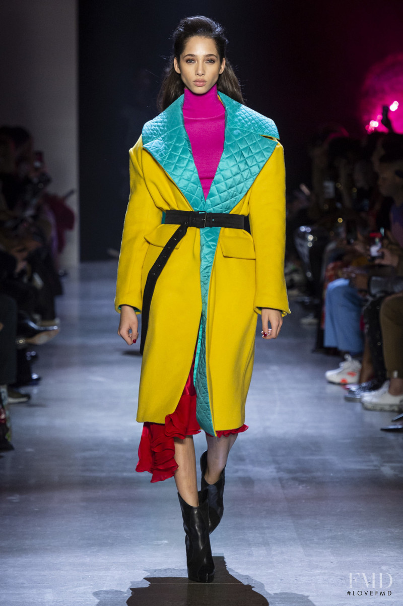 Yasmin Wijnaldum featured in  the Prabal Gurung fashion show for Autumn/Winter 2019