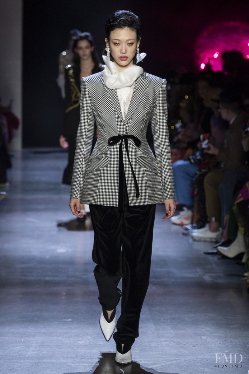 So Ra Choi featured in  the Prabal Gurung fashion show for Autumn/Winter 2019