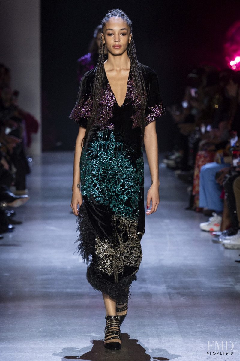 Indira Scott featured in  the Prabal Gurung fashion show for Autumn/Winter 2019