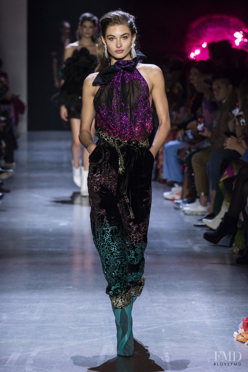 Grace Elizabeth featured in  the Prabal Gurung fashion show for Autumn/Winter 2019