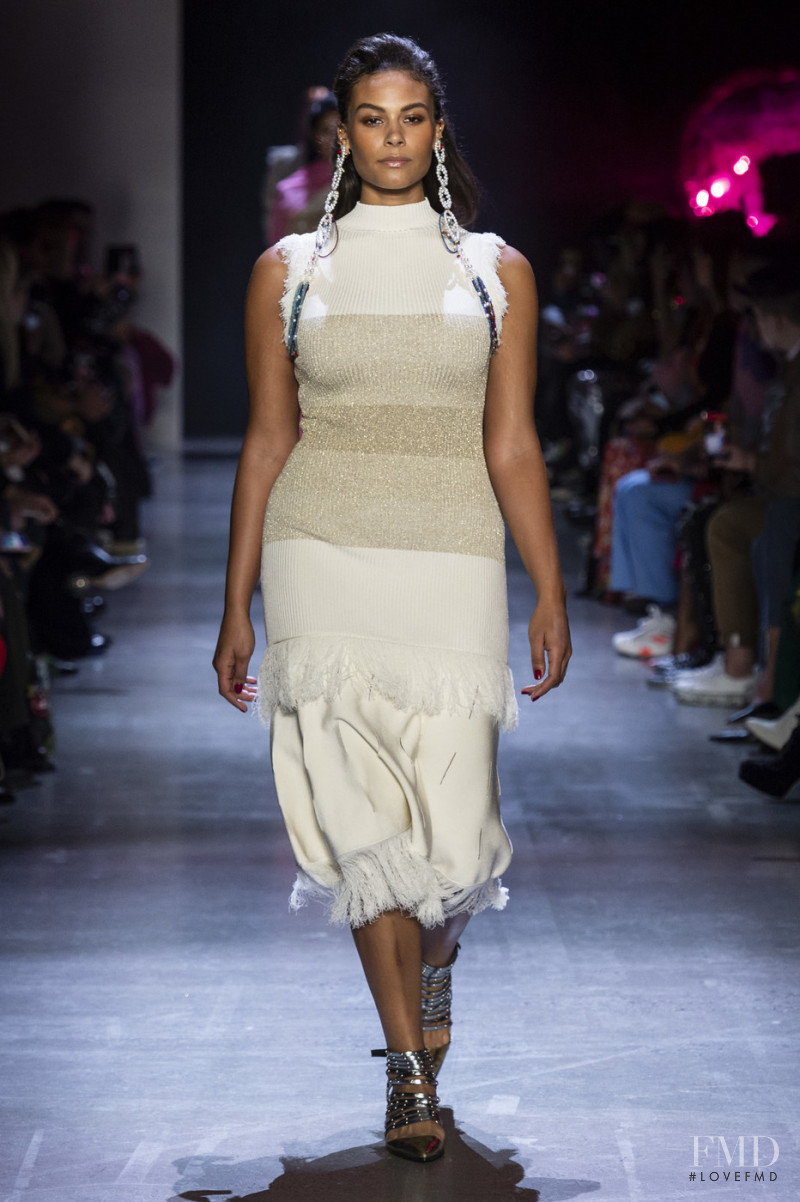 Marquita Pring featured in  the Prabal Gurung fashion show for Autumn/Winter 2019