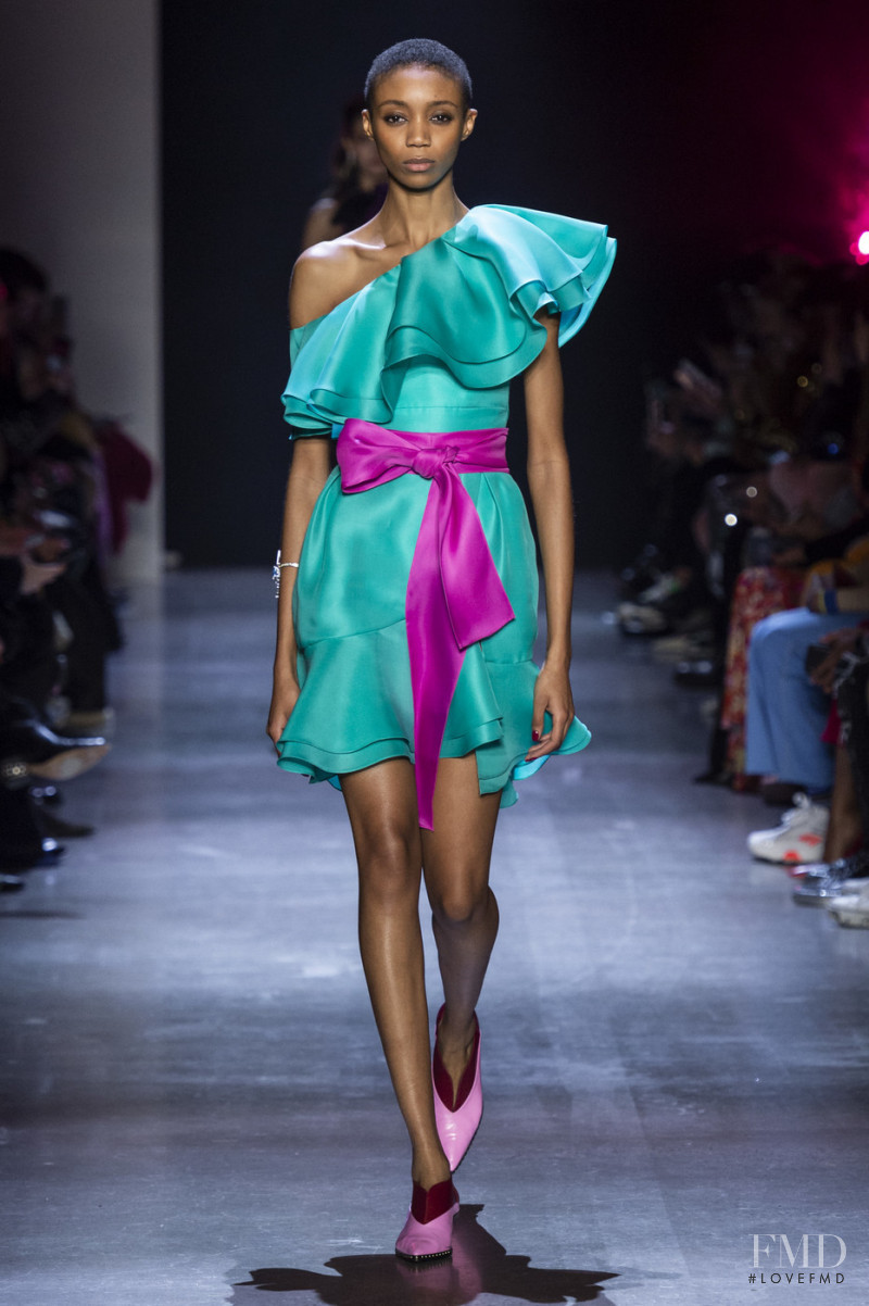 Hannah Shakespeare featured in  the Prabal Gurung fashion show for Autumn/Winter 2019