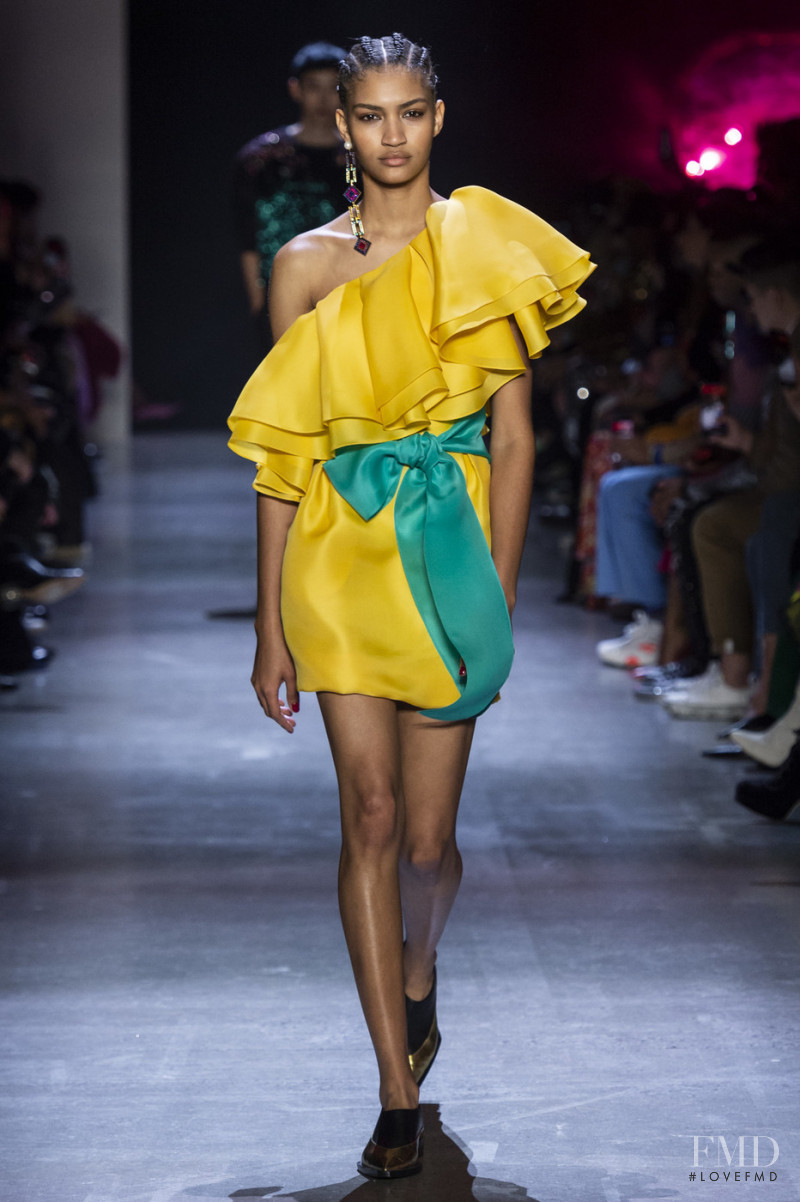 Anyelina Rosa featured in  the Prabal Gurung fashion show for Autumn/Winter 2019