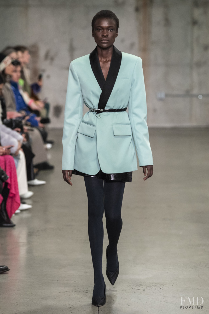 Awar Mou featured in  the Tibi fashion show for Autumn/Winter 2019