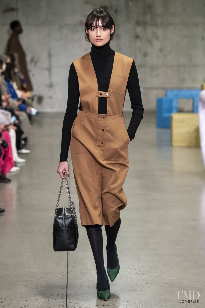 Bruna Ludtke featured in  the Tibi fashion show for Autumn/Winter 2019