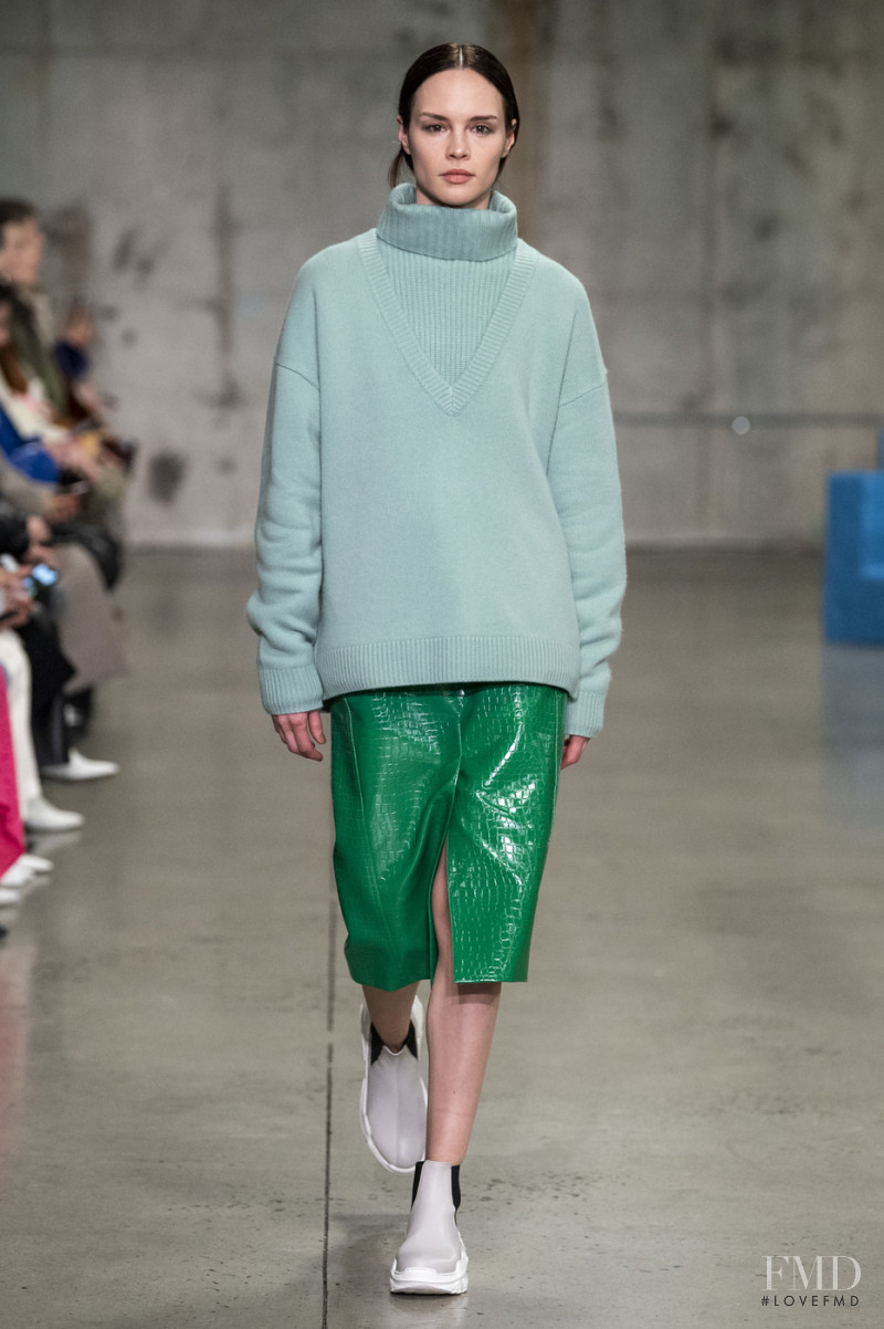 Anastasia Khodkina featured in  the Tibi fashion show for Autumn/Winter 2019