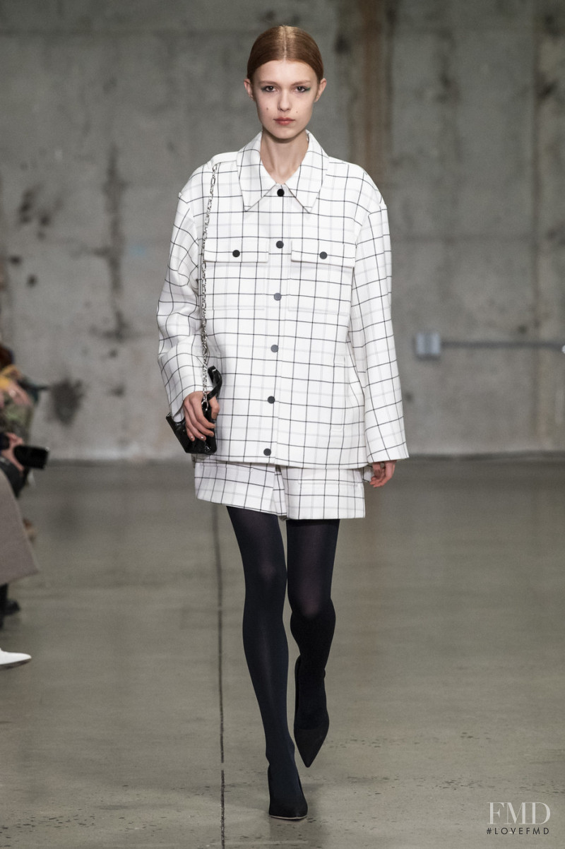 Yeva Podurian featured in  the Tibi fashion show for Autumn/Winter 2019