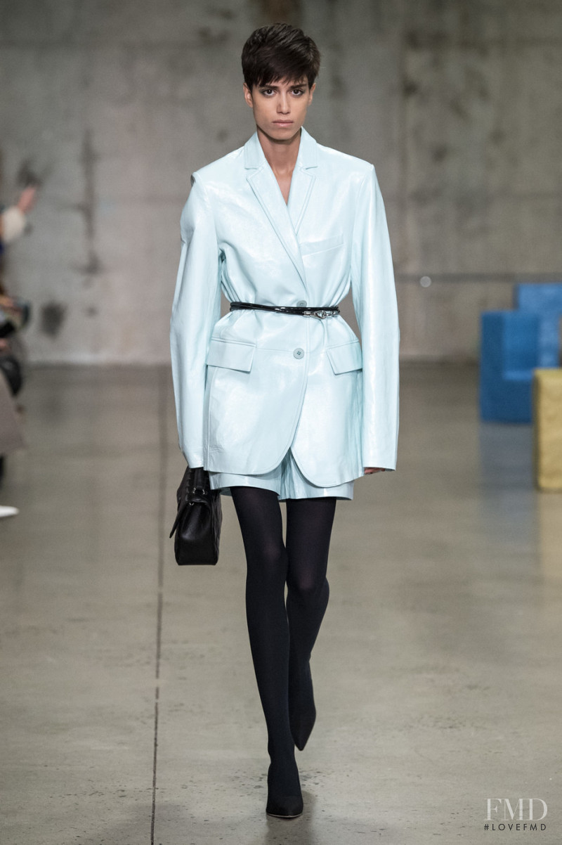 Anna Herrera featured in  the Tibi fashion show for Autumn/Winter 2019