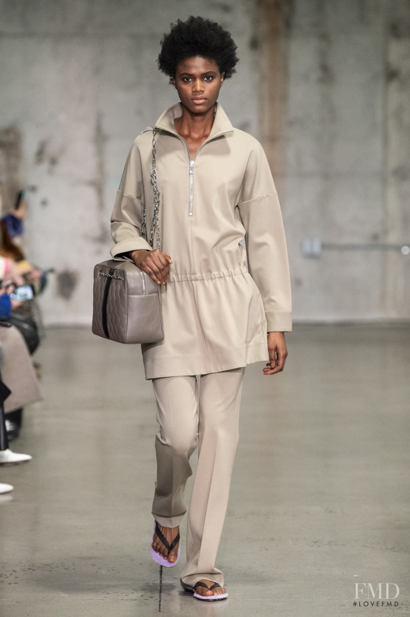 Imade Ogbewi featured in  the Tibi fashion show for Autumn/Winter 2019