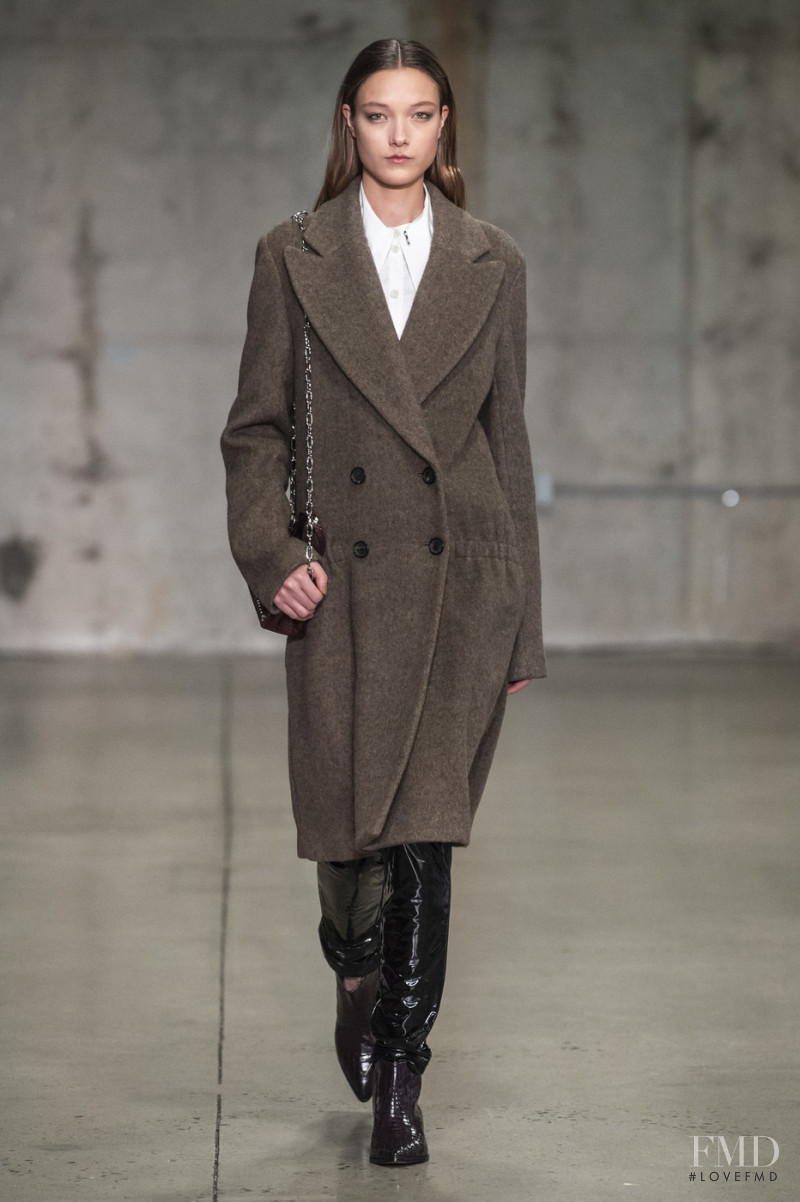 Yumi Lambert featured in  the Tibi fashion show for Autumn/Winter 2019