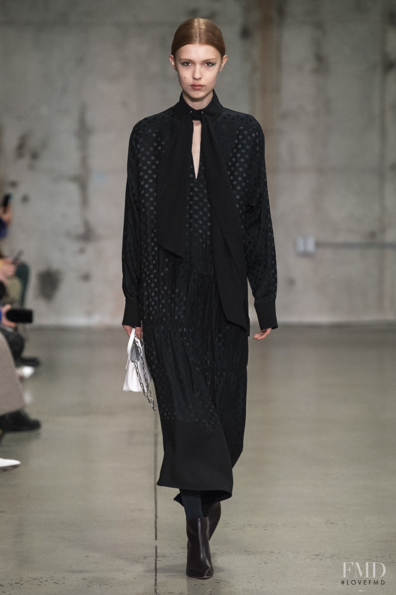 Yeva Podurian featured in  the Tibi fashion show for Autumn/Winter 2019