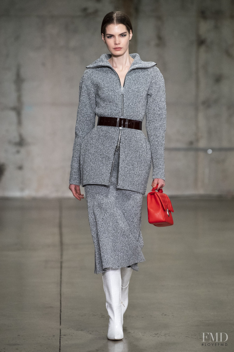 Sophie Rask featured in  the Tibi fashion show for Autumn/Winter 2019