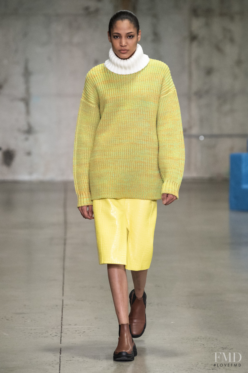 Anyelina Rosa featured in  the Tibi fashion show for Autumn/Winter 2019
