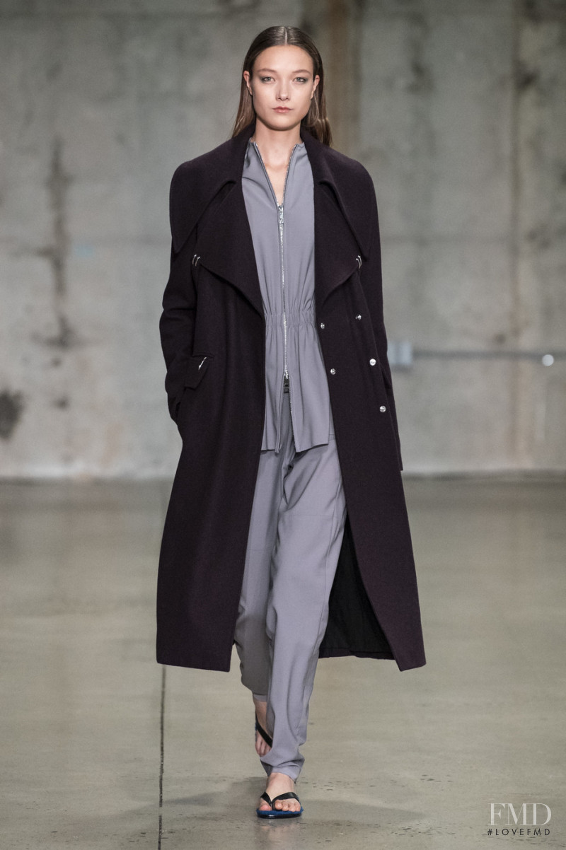 Yumi Lambert featured in  the Tibi fashion show for Autumn/Winter 2019