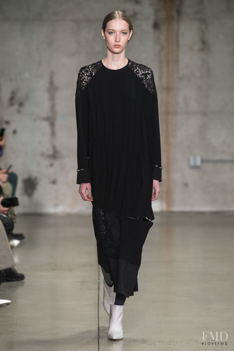 Kateryna Zub featured in  the Tibi fashion show for Autumn/Winter 2019